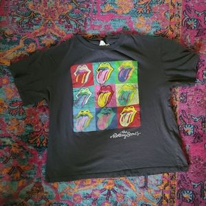 H&M, rolling stones tee, L